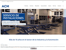 Tablet Screenshot of acm-tools.com
